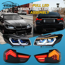 For 2009-2012 Bmw 3 Series E90 E91 Xenon Sedan Upgrade Led Headlights Tail Lamps