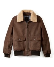 Golden Bear x Flint and Tinder Leather Bomber Size Large New w/ tag Rare