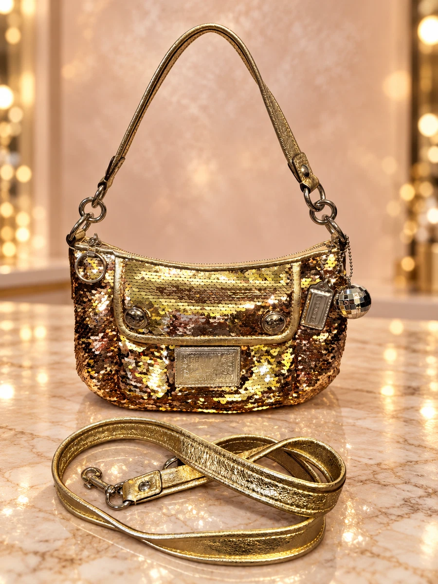 Coach Sequins Gold Bags & Handbags for Women Just Listed 2026