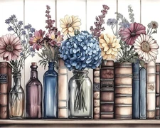 KYOQFVN Flowers Paint by Numbers Kits for Adults - DIY MT21978-US 