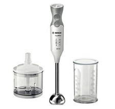 Bosch Stabmixer Zerkleinerer MSM66120 weiß 600 Watt Edelstahlfuß