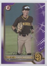 2022 Bowman Prospects Purple Border 106/250 Robert Hassell III #BP-133 yf0