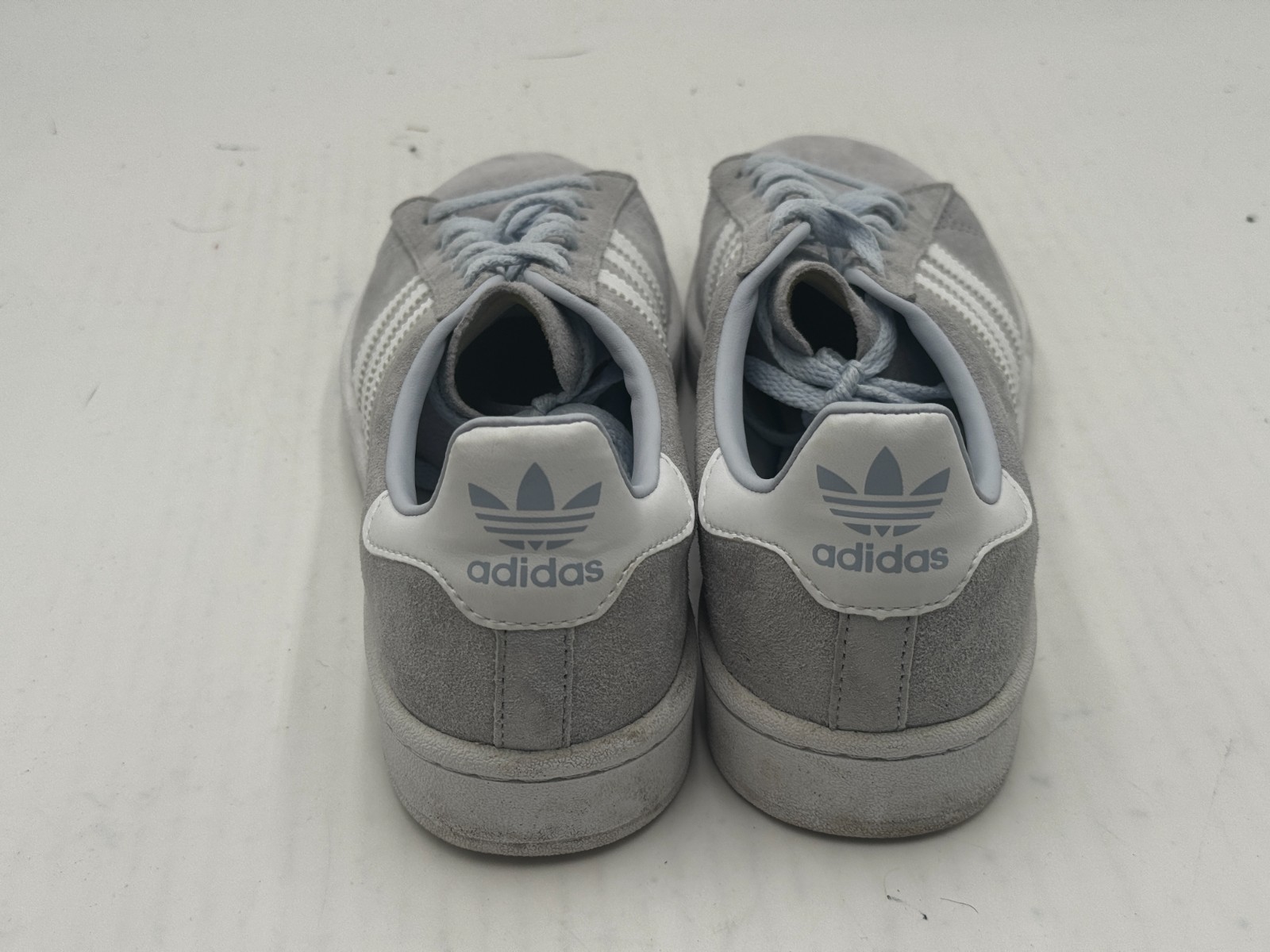 Adidas Campus Sneakers Women's Size 9 Gray White Suede  Athletic Shoes CQ2105 thumbnail 6