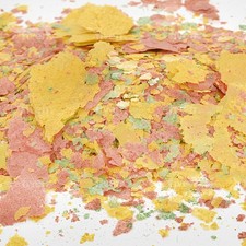 Color Enhancing Tropical Fish Food Flakes - 2.5lb Bulk Fish Food Veteran Own...