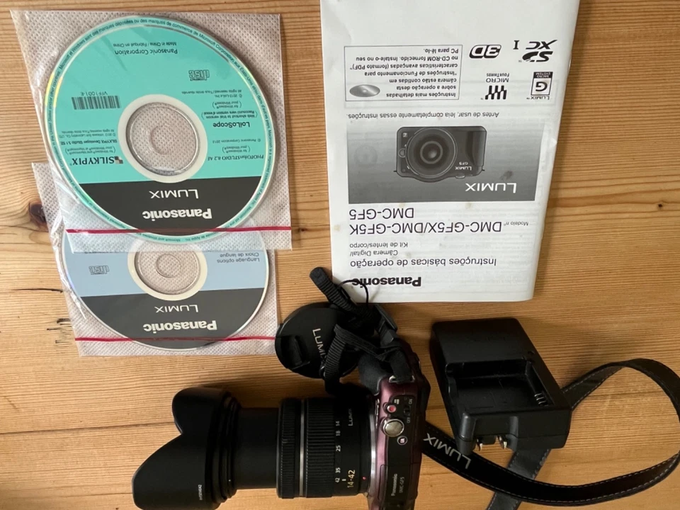 Cámara digital sin espejo Panasonic Lumix DMC-GF5K 12,1 MP y lente de 14-42 mm en caja Foto 4 de 4