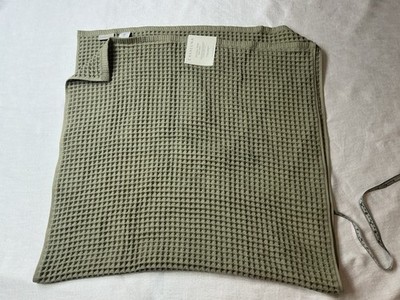 Casaluna Decorative Waffle Bath Towel 30X56 Inches Dried Sage