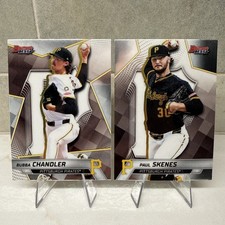 2025 Bowman’s Best - Pittsburgh Pirates Lot (2 Card) Paul Skenes, Bubba Chandler
