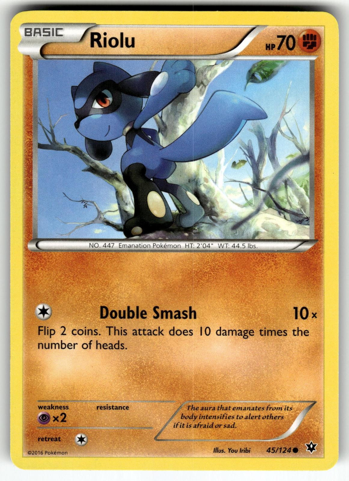 Riolu 45/124 Common Fates Collide Pokemon Lightly Played