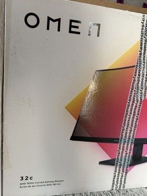 HP Omen 32C Gaming Monitor 31,5'' QHD Curved 165Hz