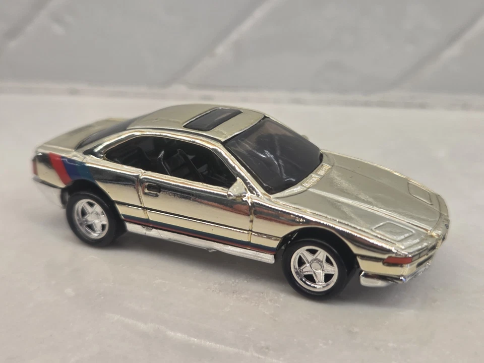 2001 HOT WHEELS RETIRING FINAL RUN MODEL CHROME BMW 850i Loose - Image 2 of 4