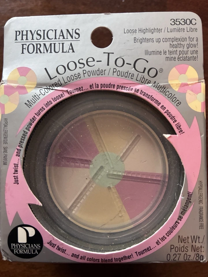 NEW Physicians Formula Loose-To-Go multi-colored loose powder 3530C highlighter - Image 2 of 3