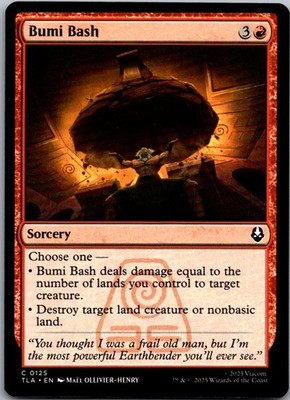 Bumi Bash 125 Common Avatar: The Last Airbender Magic: The Gathering LP