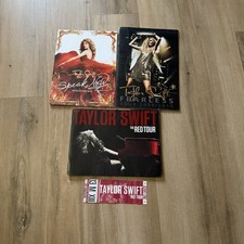 Taylor Swift Fearless Speak Now and The Red Tour World Tour Books Lot Bundle