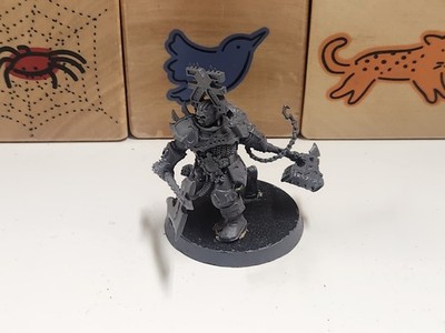 Aspiring Deathbringer Goreaxe Skullhammer Blades Khorne Chaos Age Sigmar 40k