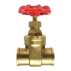 940142LF Gate Valve, 1/2 in Nom., Compress., 200 psi WOG, Forged Brass Body