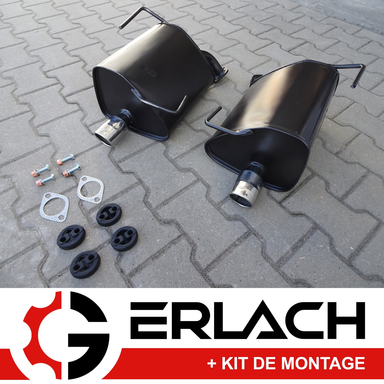 Silencieux arriere pour Subaru Forester et Outback 2.0 D Boxer