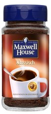 Maxwell House Klassisch Instant Kaffee 200g Glas löslicher Bohnenkaffee 112