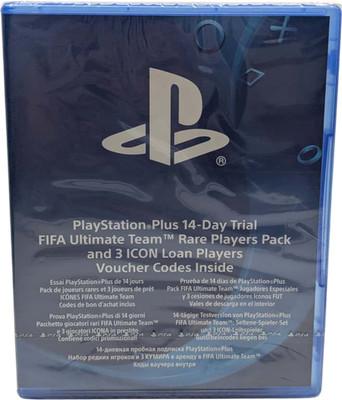PS4 PlayStation Plus 14 Tage Trial FIFA Ultimate Team Pack Voucher Code Neu OVP