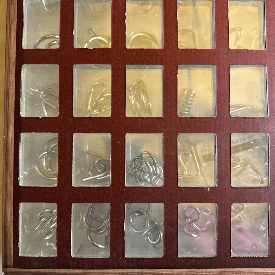 The Puzzler's Guild Complete Metal Puzzle Collection 50 Pc New unopened in box - Image 4 of 4