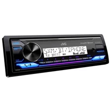 JVC KD-X38MBS 1-DIN In-Dash Car Marine Audio Bluetooth Digital Media Receiver