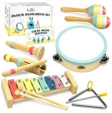 Baby Musical Instruments Set - Montessori Musical Toys for Toddlers Xylophone