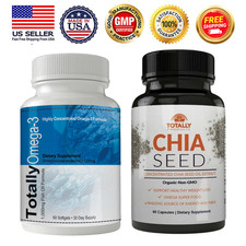 Omega- 3 Fish Oil Cardiovascular Health  Chia Seeds Oil Weight Loss Supplements