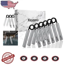 Heavy Duty Metal Hand Grips 50-300LB 6pc Forearm Strength Exerciser Kit