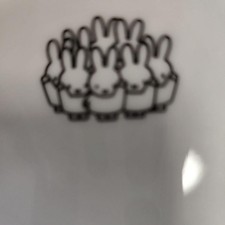 Miffy Lawson Ltd Ceramic Plate Set of 8 Dick Bruna Collab New