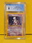 Pokemon Mewtwo Base Set Unlimited Holo Rare #10 CGC 9 Mint Old Label