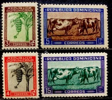 Dominican Republic 1942. SC# 389-392. Mint HOG