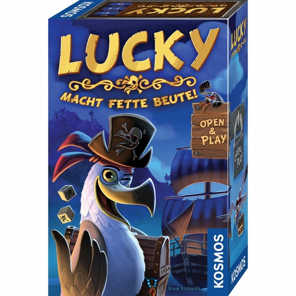 Kosmos Lucky WüRfelspiel Kartenspiel Familienspiel Gesellschaftsspiel Ab 8 Jahre-image