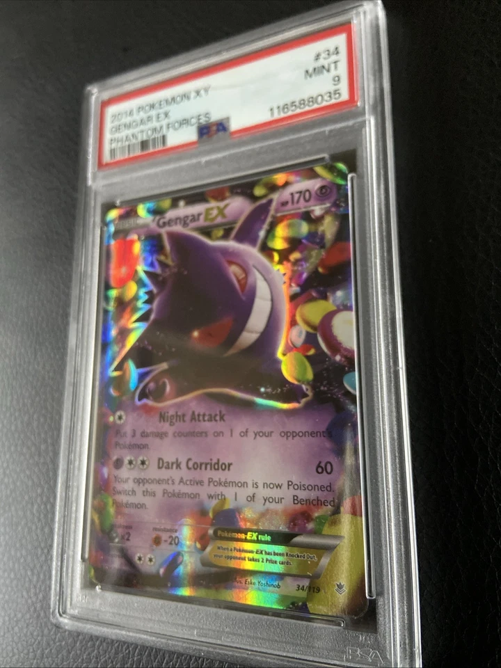 Gengar EX 34/119 XY-Phantom Forces Holo PSA 9 - Image 2 of 4