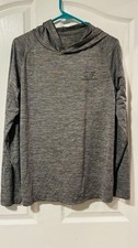 Vineyard Vines Shirt SZ XS Gray Performance Stretch Hooded Whale Preppy Pullover