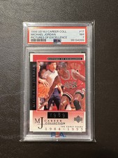 1998 UD MJ Career Collection Pictures of Excellence Michael Jordan #17 PSA 7
