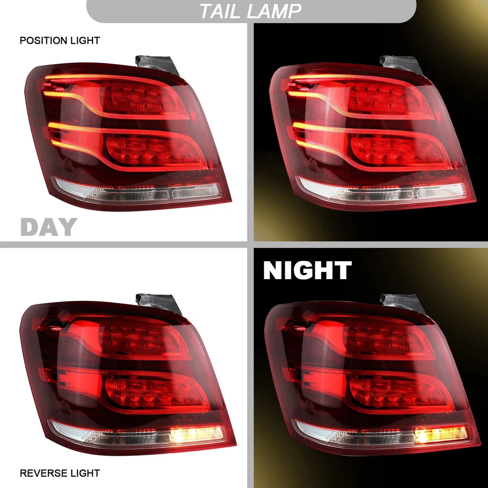 Driver Side Tail Light For 2013-2015 Mercedes Benz GLK250 GLK350 Rear Brake Lamp - Image 4 of 4