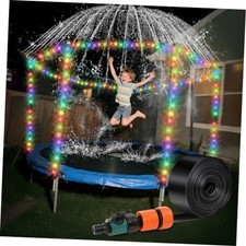 Trampoline Sprinkler with Lights - Trampoline Lights Water Sprinkler, 16