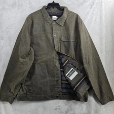 Flint and Tinder Waxed Trucker Jacket 4XL Tall Flannel Lined Made in USA New
