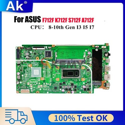 X712FA Motherboard For ASUS X712FL K712F X712FB X712FJ X712FF Mainboard W/CPU