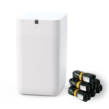 Airdeer Automatic Trash Can, 4 Gallon Self Sealing and Self-Changing Smart Tr...
