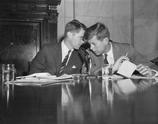 Robert F Kennedy Consejo del Comité del Senado Extorsión Trabajo Ind- Foto antigua 2
