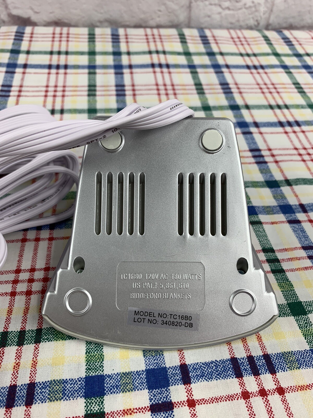 Biddeford Blankets TC16B0 Electric Blanket Heat Control 180w 4-prong  Controller for sale online | eBay