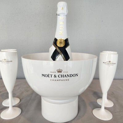 Moet Chandon Ice Bucket XL Matte Set New | eBay