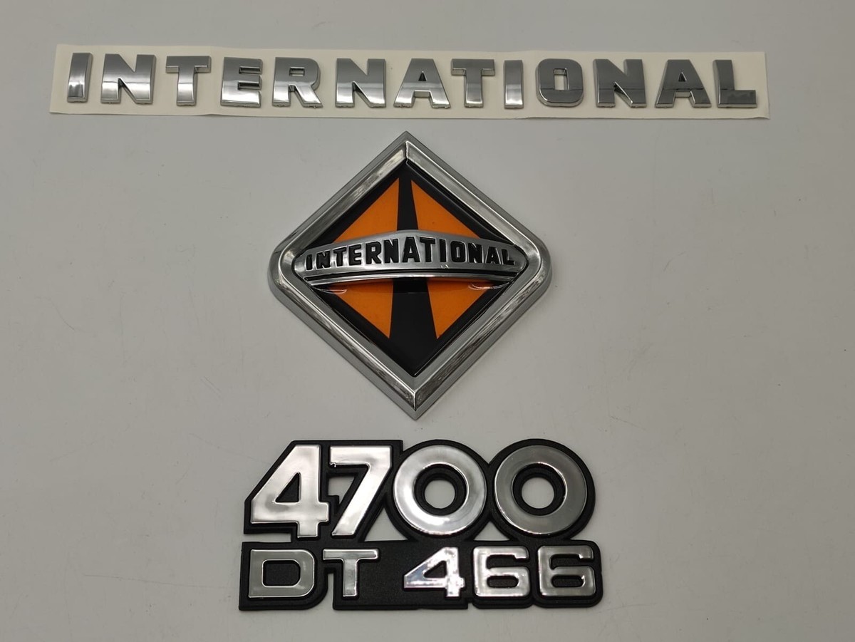 INTERNATIONAL TRUCK HOOD EMBLEM SET INTERNATIONAL LOGO ORNAMENT - Foto 10