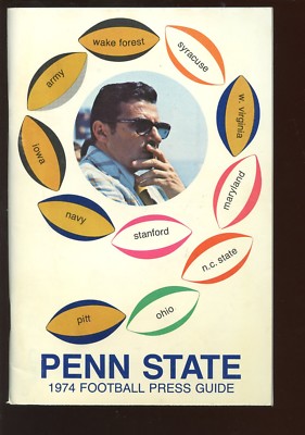 新品未使用! 1974 Penn State University2026 1974 NCAA Football Penn State Yearbook / Media Guide NRMT | eBay