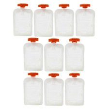 10pcs Baby Kids Food Feeding Bags Reusable Food Juice Squeeze Bag Storage Pouch