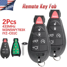 2 Remote Smart Key Fob 6B for Jeep Grand Cherokee 2008 2009 2010 2011 2012 2013