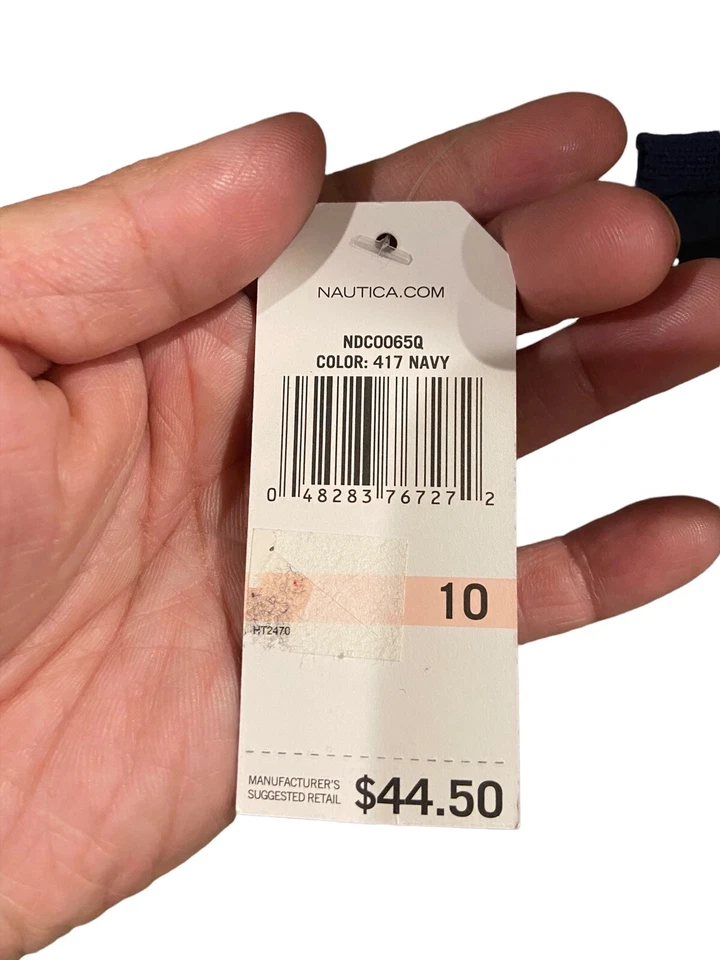 Camisa corta con botones Nautica azul niñas talla 10 nueva con etiquetas precio de venta sugerido por el fabricante 44,50 USD Foto 4 de 4