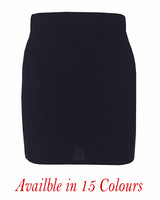 Women's Ladies Plain Stretch Bodycon Short Mini Office Pencil Skirt Sizes 6-24