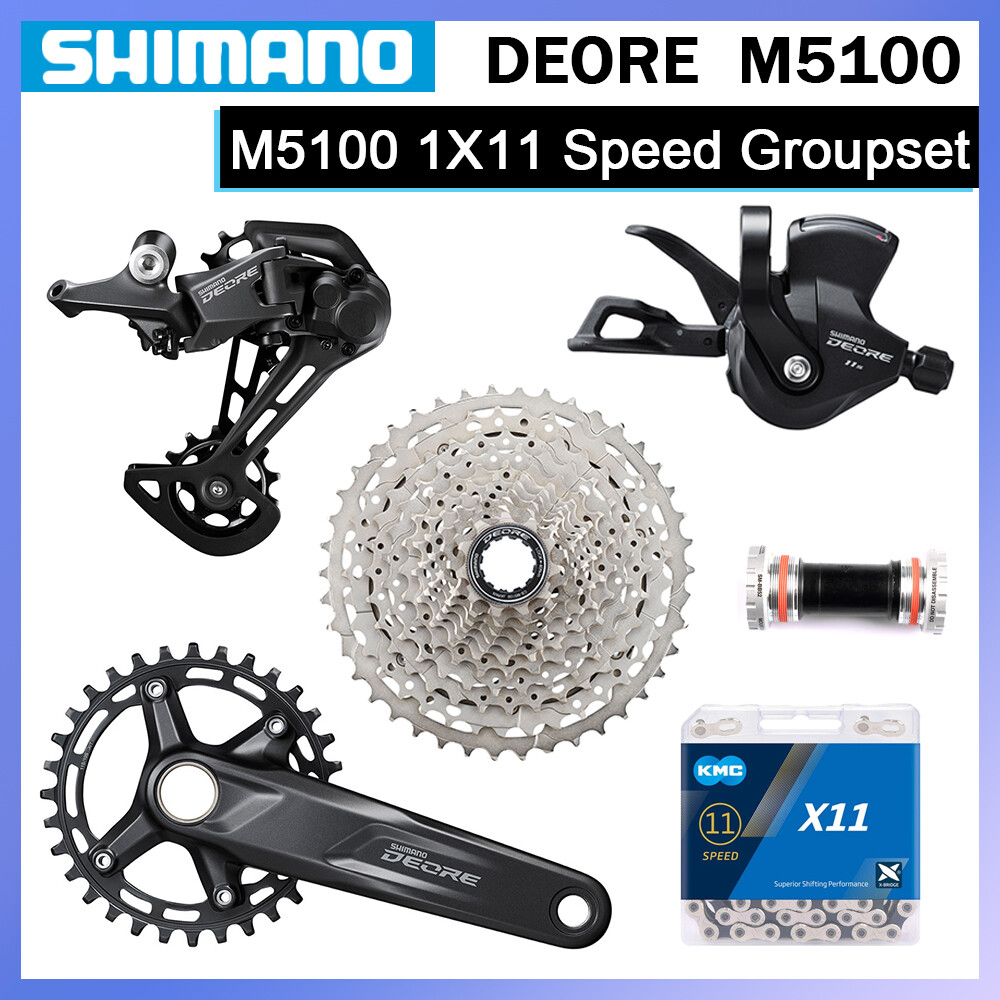 Cassette Deore 11 Speed Crankset Shimano Deore M5100 Groupset 11