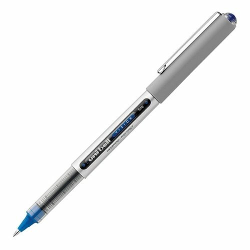 60224 uni-ball Vision Tintenroller, Feine Spitze 0,7 mm, Blaue Tinte, 25er Pack - Bild 1 von 1